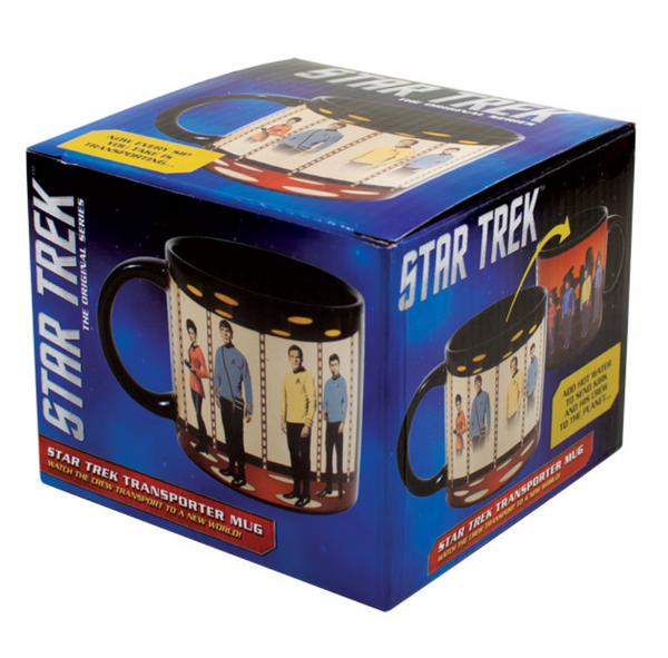 Star Trek Transporter Mug- Disappearing Heat Reactive Mug The Unemployed Philosophers Guild