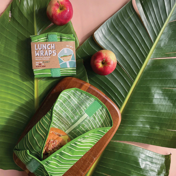 Lunch Wraps - Banana and Monstera Leaf Food Wraps 100% NZ