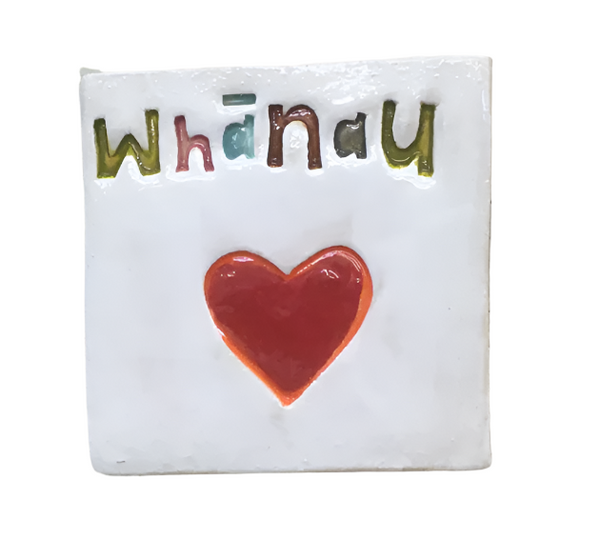 Whanau Square Ceramic Tile Wall Art M Ceramics