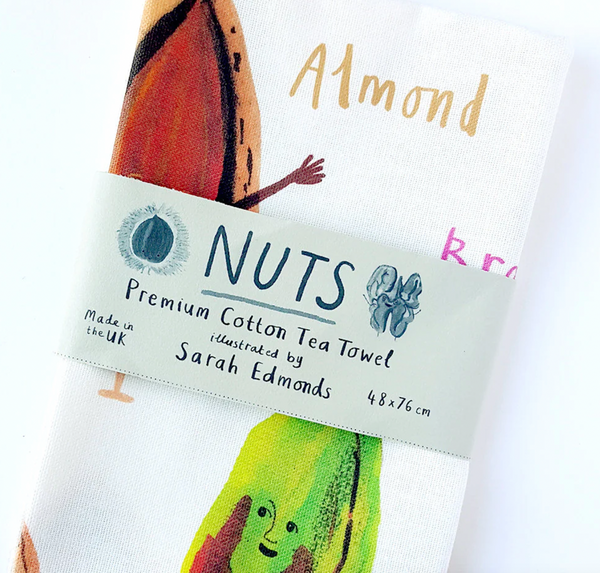 Tea Towel - Nuts Tea Towel Sarah Edmonds