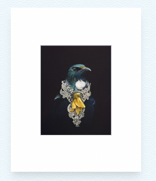 She Of The Kowhai Tree - Jane Crisp - Art Print + Matting Art Print Jane Crisp