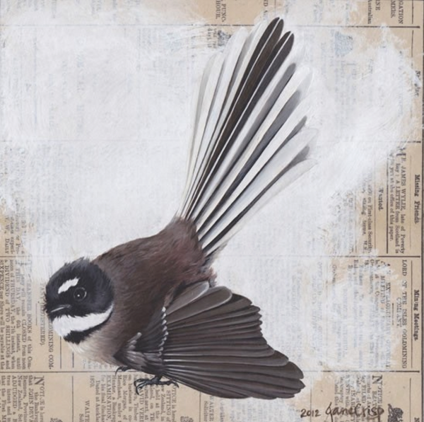 NZ's Daily Southern Cross, July 6th, 1870 - Jane Crisp - Art Print + Matting Art Print Jane Crisp