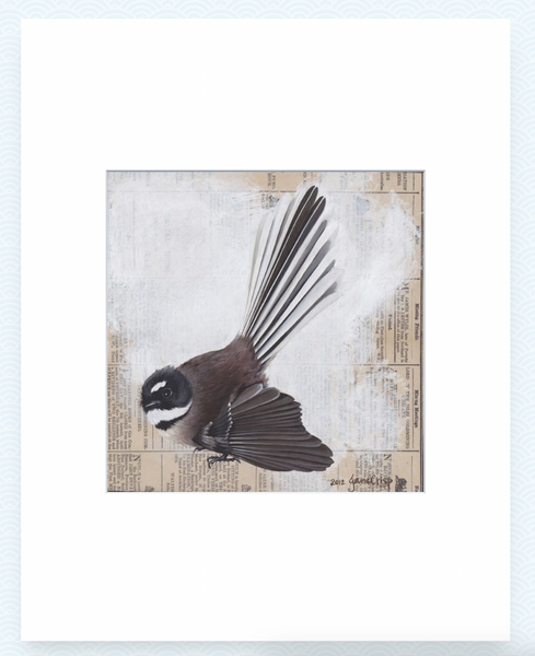 NZ's Daily Southern Cross, July 6th, 1870 - Jane Crisp - Art Print + Matting Art Print Jane Crisp