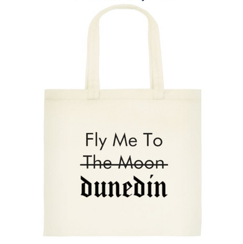 Fly Me To Dunedin Cotton Tote Bag