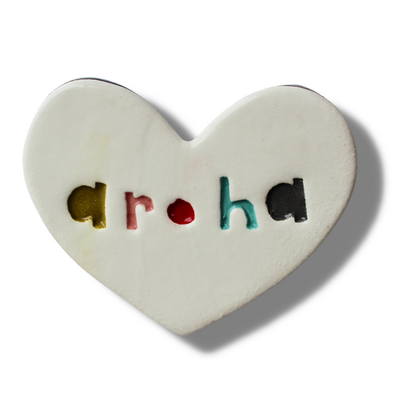 Aroha Heart Tile Wall Art M Ceramics