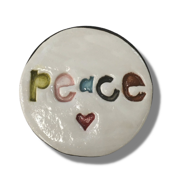 Disc- Peace Wall Art M Ceramics