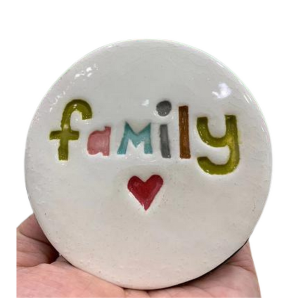 Disc- Family Wall Art M Ceramics