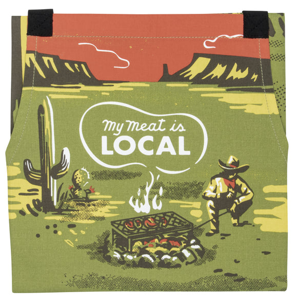 My Meat Is Local Apron Apron BlueQ