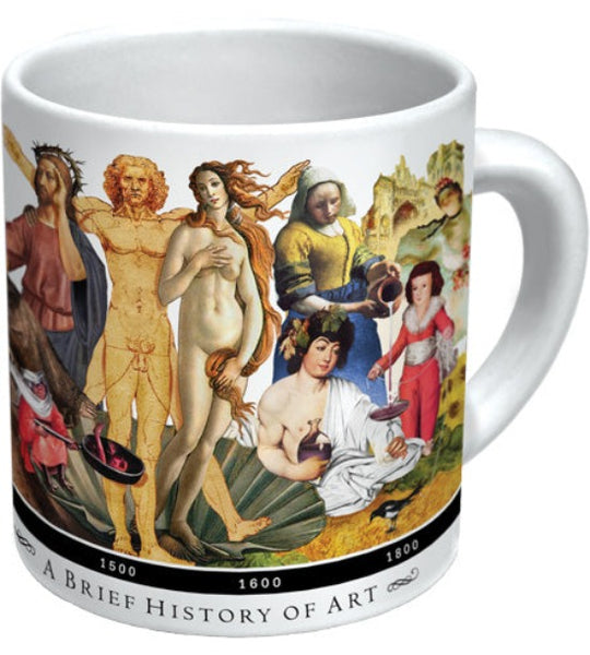 Brief History of Art Mug Mug The Unemployed Philosophers Guild