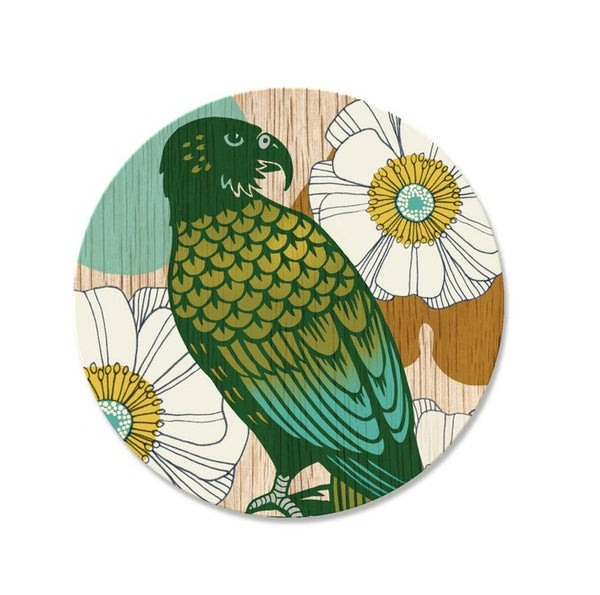 Single Coasters - Designs By Tanya Wolfkamp Coasters Wolfkamp & Stone Screenprint Kea