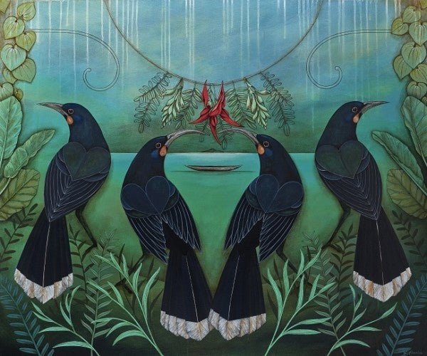 Gatherings Of Past - Kathryn Furniss - Art Print Art Print Kathryn Furniss