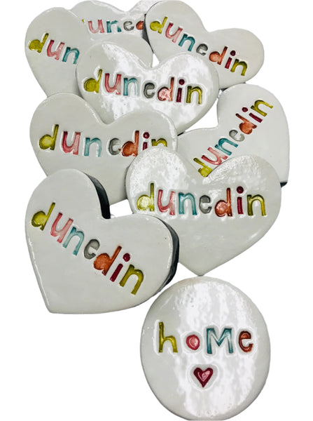 Dunedin Floating Heart Tile Wall Art M Ceramics