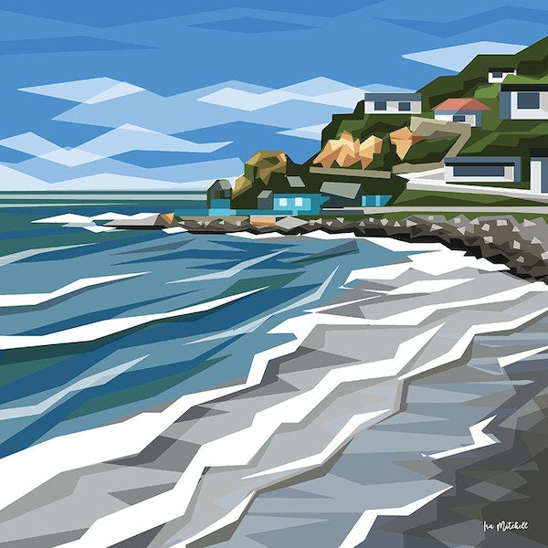 St Claire Hot Pool - Print Ira Mitchell
