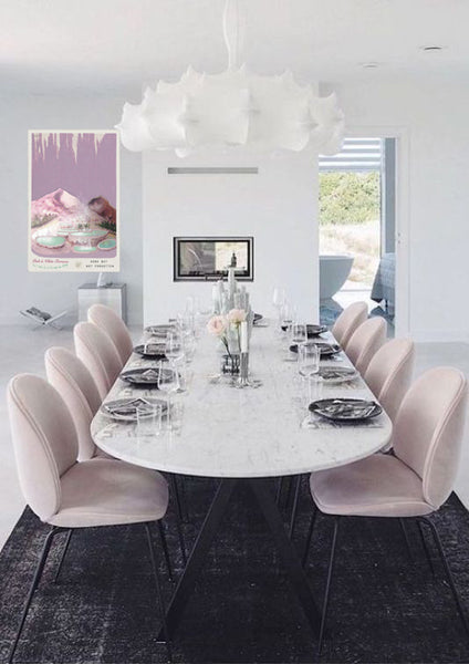 Pink & White Terraces - Art Print Art Print Marika Jones