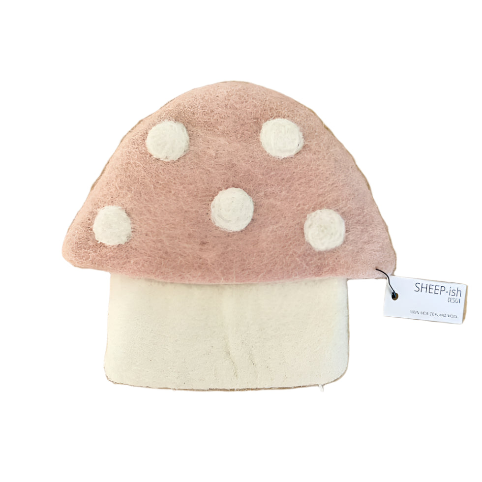 Toadstool Felted Woollen Purse - Blush Purse Sheepish