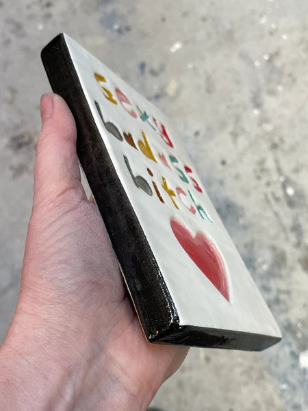 Sexy Badass Bitch Rectangle Tile Wall Art M Ceramics