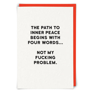 Card -Path to Inner Peace
