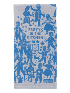 Party In The Kitchen Tea Towel Tea Towel BlueQ