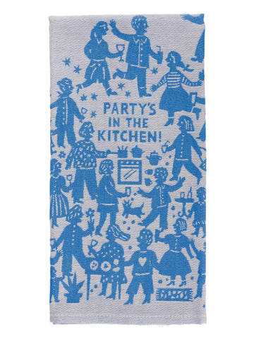 Party In The Kitchen Tea Towel Tea Towel BlueQ
