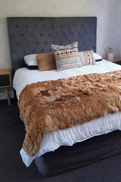Suri Alpaca Bed Runner Bed Runner Fibre By Auskin Beige