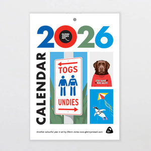 Glen Jones 2026 Wall Calendar