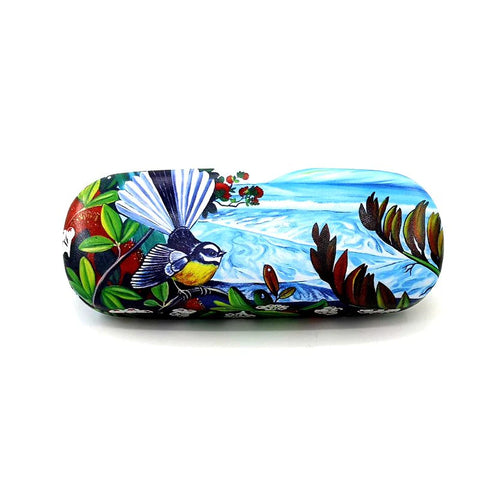 Glasses Case - Fantail with Beach View