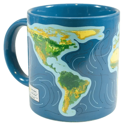 Climate Change Mug - Disappearing Heat Reactive Mug The Unemployed Philosophers Guild