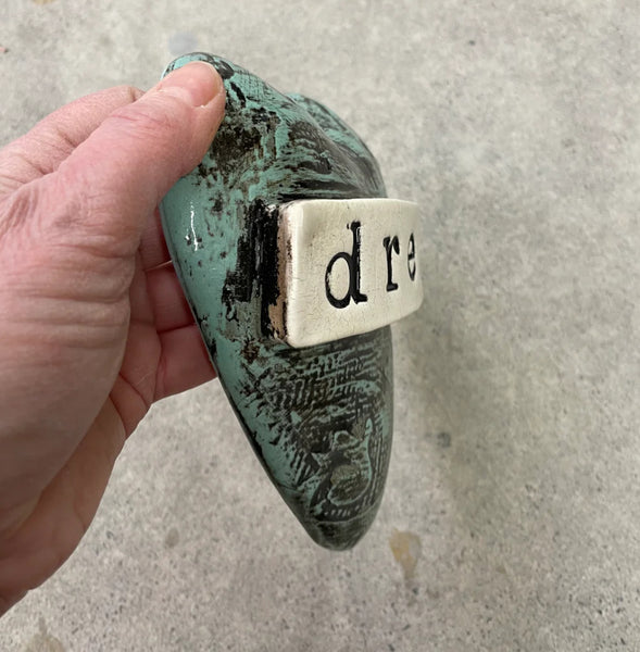 Dream Ceramic Puff Heart Wall Art M Ceramics
