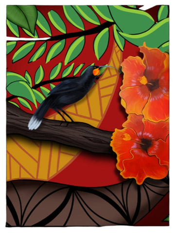 Tea Towel - Huia Birds
