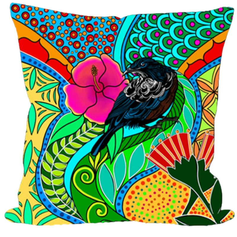 Cushion Cover - Tui Birds