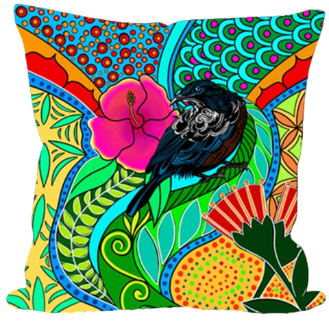 Cushion Cover - Tui Birds