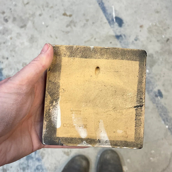 Brave and Strong Square Ceramic Tile Wall Art M Ceramics