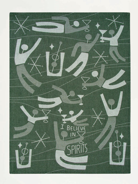 I Believe in Spirits- Tea Towel