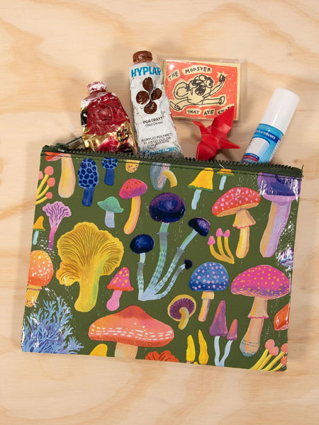 Mushrooms- Zipper Pouch Zipper Pouch BlueQ