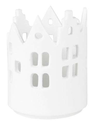 Inner Courtyard - Christmas Porcelain Tealight Holder Tealight House Räder