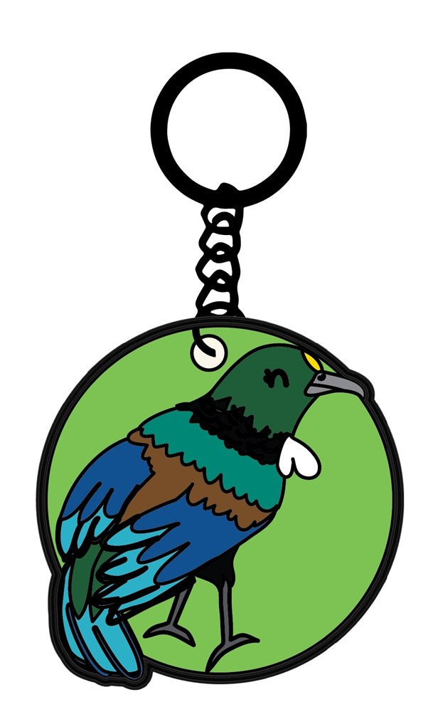 Enamel Keyring - Tia the Tui – Design Withdrawals