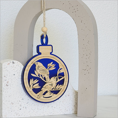 Hanging Ornament - Huia Bauble