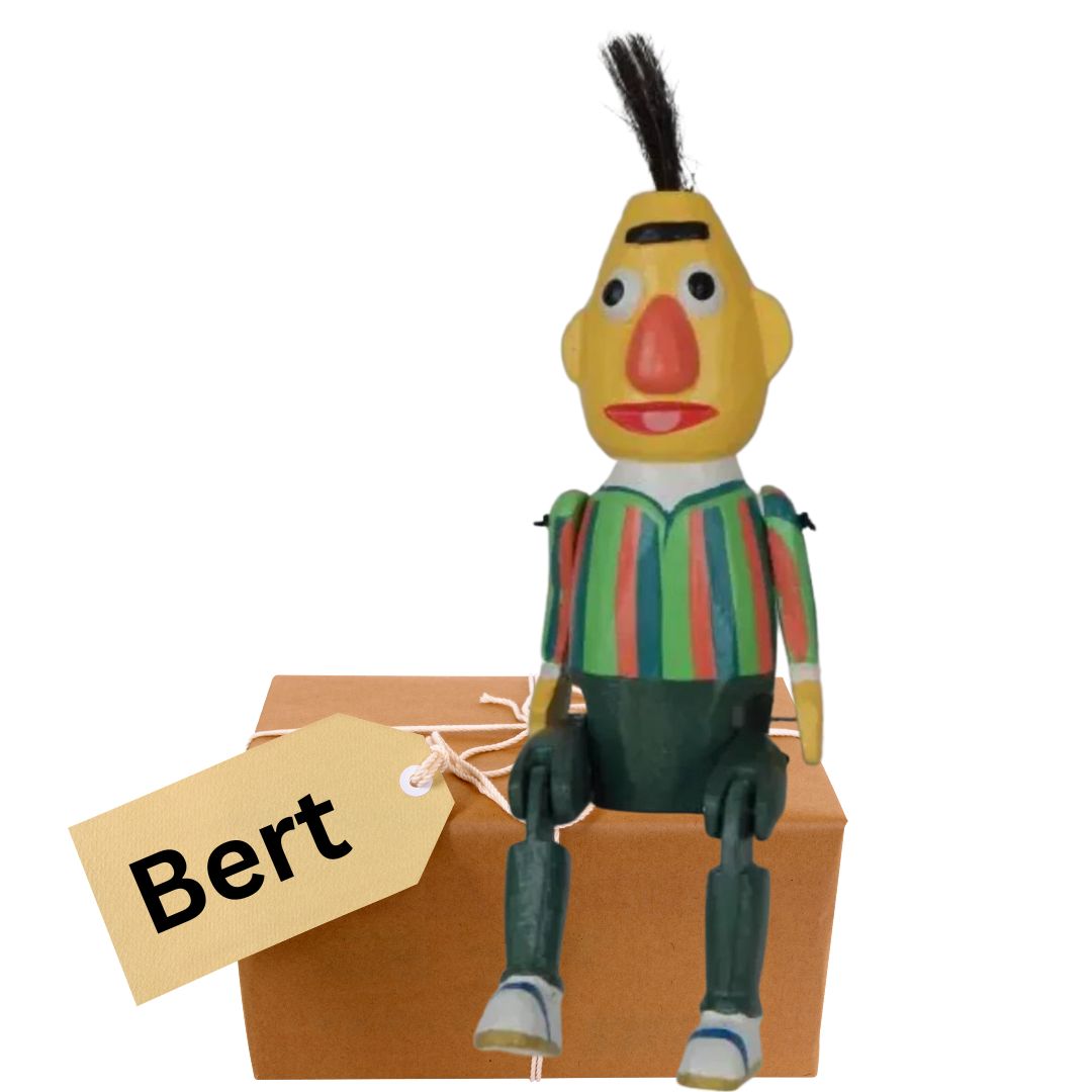 Sesame Street Wooden Figurine - Bert Figurines Design Withdrawals