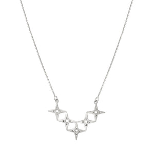 Alignment Necklace | Platinum