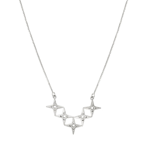 Alignment Necklace | Platinum