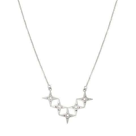 Alignment Necklace | Platinum