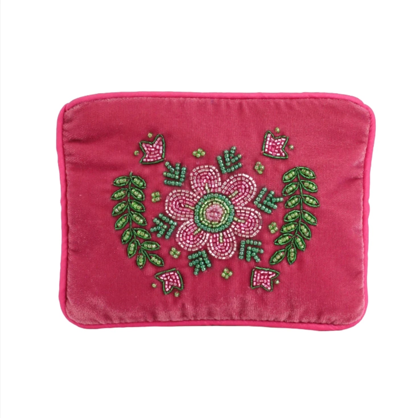 Floral Folk Velvet Purse Coin Purse My Doris