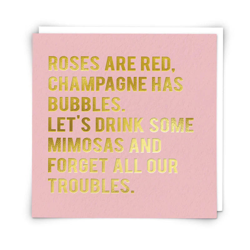 Card -Mimosas Greeting Card Redback Cards