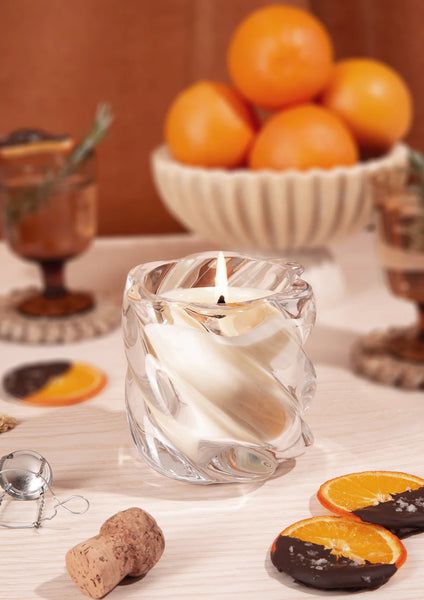 Festive Favours LE 100g Candle - Orange Truffle Candles The Aromatherapy Co.