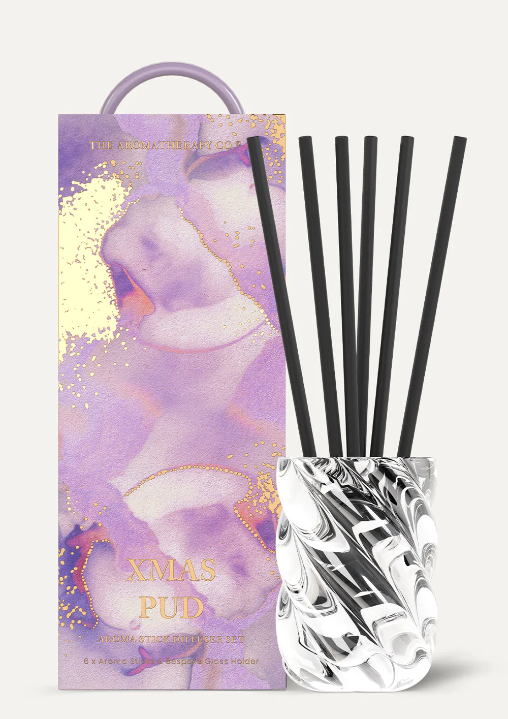 Festive Favours LE Aroma Sticks & Holder - Xmas Pud Diffuser The Aromatherapy Co.