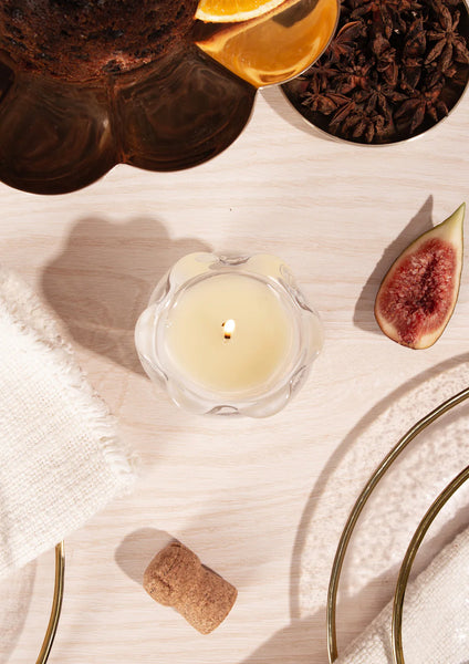 Festive Favours LE 100g Candle - Xmas Pud Candles The Aromatherapy Co.