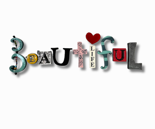 BEAUTIFUL Ceramic Words