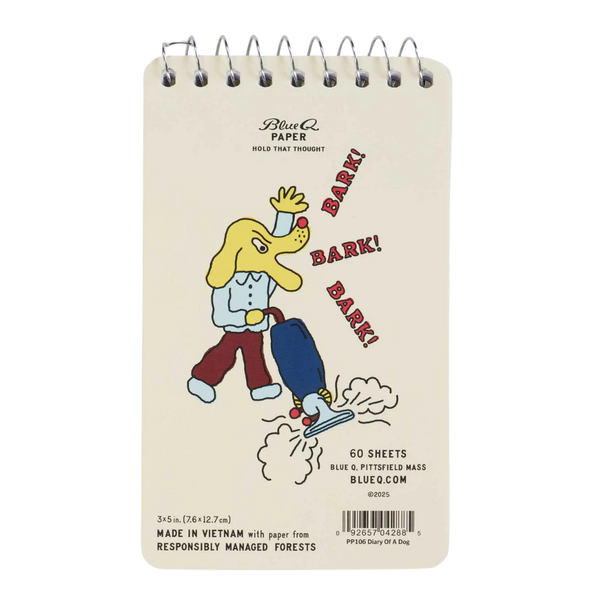 Diary Of A Dog Spiral Notebook Notebooks BlueQ