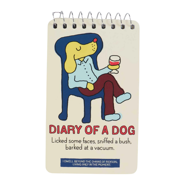 Diary Of A Dog Spiral Notebook Notebooks BlueQ