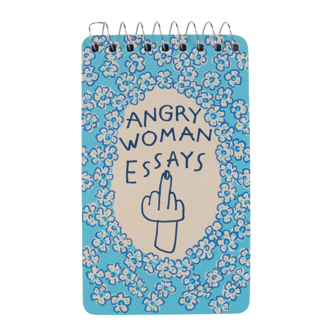 Angry Woman Essays Spiral Notebook Notebooks BlueQ